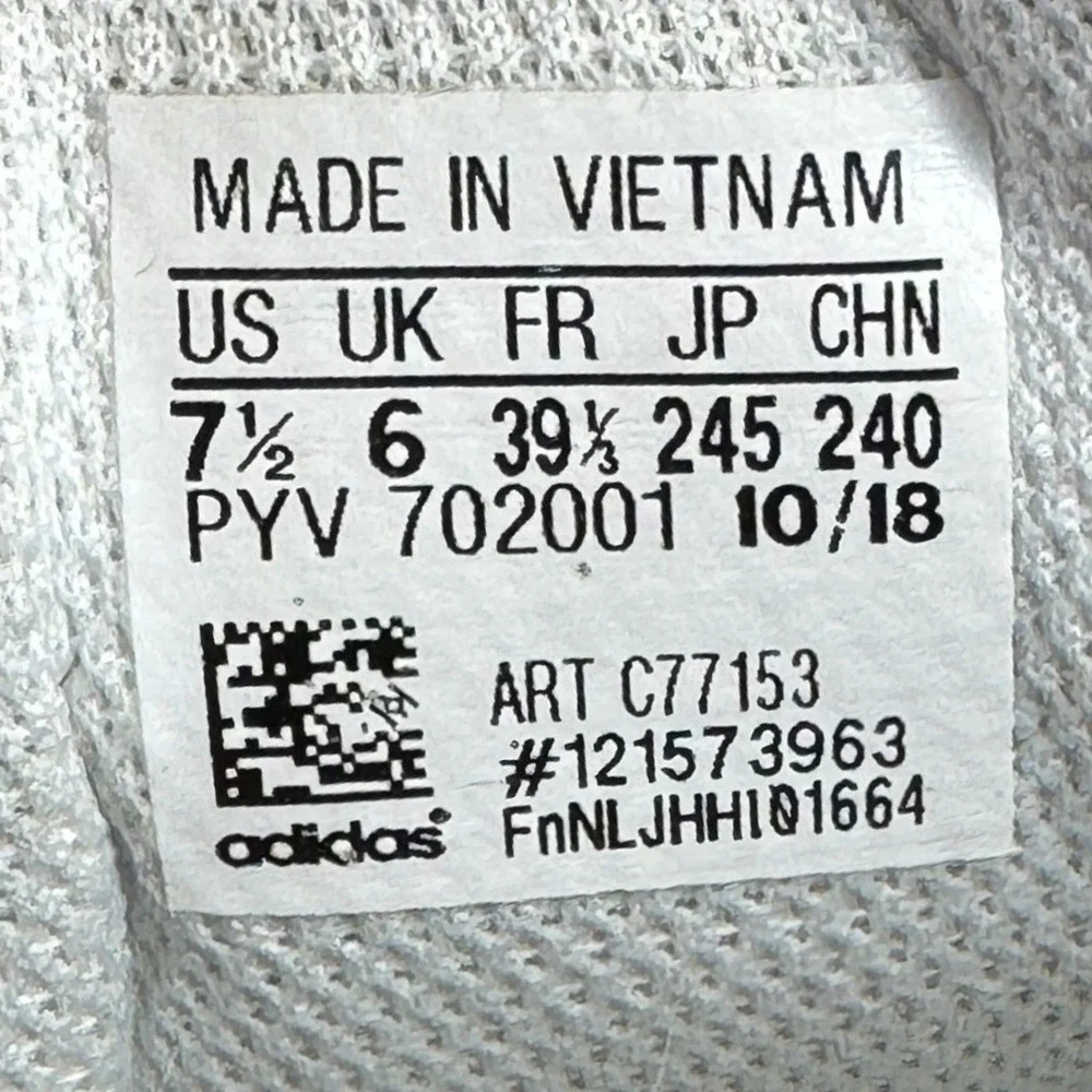 Adidas Superstar Mens 7.5 White Black Shell Toe‎ Classic Sneakers C77153